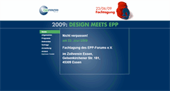 Desktop Screenshot of microsite.epp-forum.com
